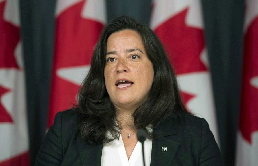 La ministre de la Justice, Jody Wilson-Raybould Photo: Adrian Wyld La Presse canadienne