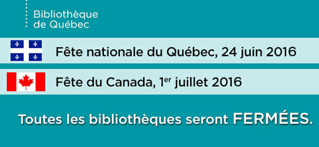 Bibliothèque Bandeau Fête nationale_2016