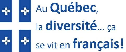 Autocollants - Au Québec la diversité... ça se vit en français