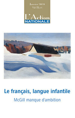 Le français, langue infantile
