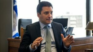 Le Ministre Simon Jolin-Barrette