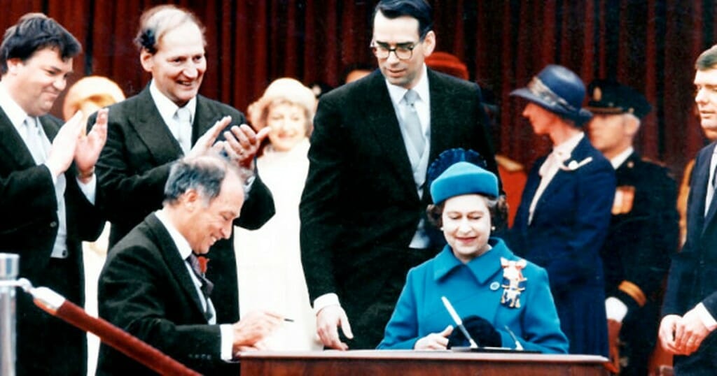 Constitution canadienne 2021 - la signature